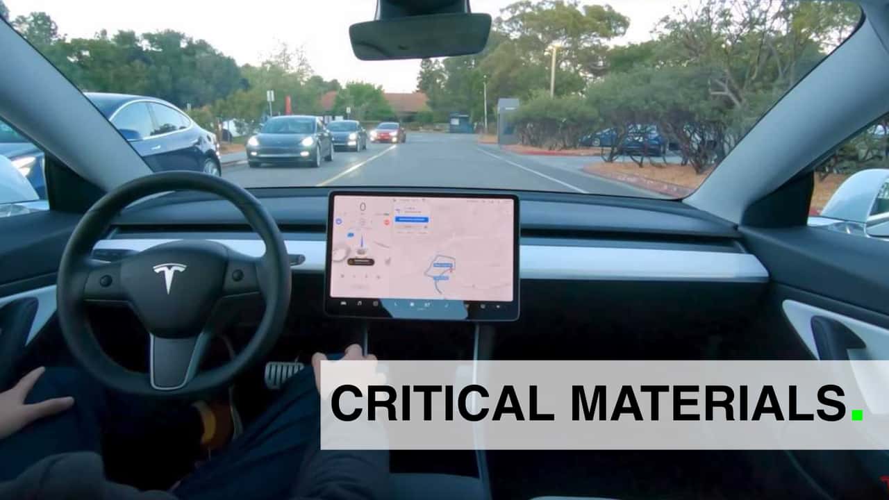 Tesla Autopilot Critical Materials Top